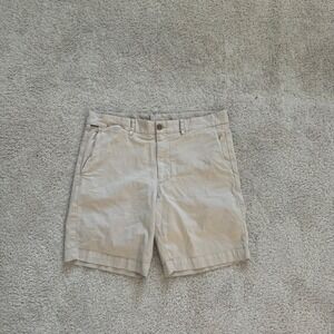 PENNBILT 'Club Shorts' Mens Size 35 Khaki Chino Stretch Preppy Sports‎ USA